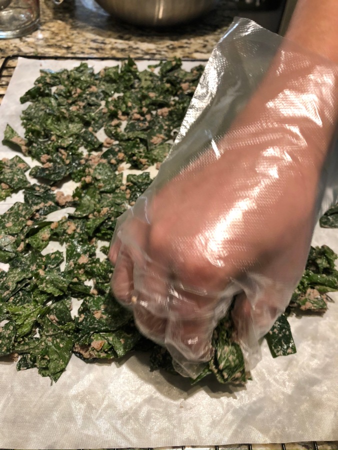 Making Kale Chips